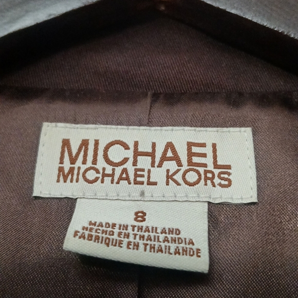 Michael Kors Brown Blazer Size 8 - Picture 2 of 7